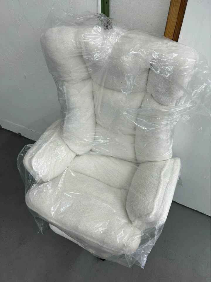 Big & Tall Office Chair with Flip-Up Armrests & Foot Rest - photo 5
