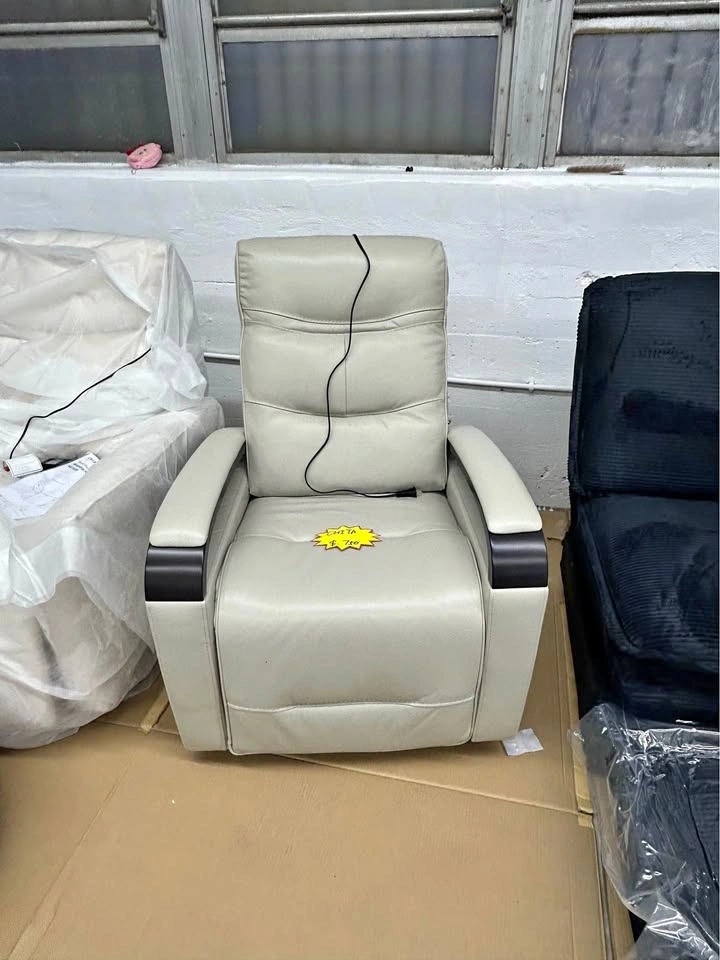 CHITA Genuine Leather Power Swivel Glider Rocker Recliner