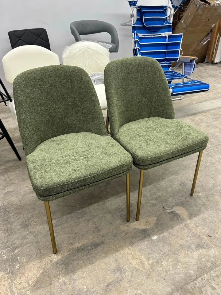 CHITA Modern Dining Chairs Set of 2 – Moss Green - photo 2