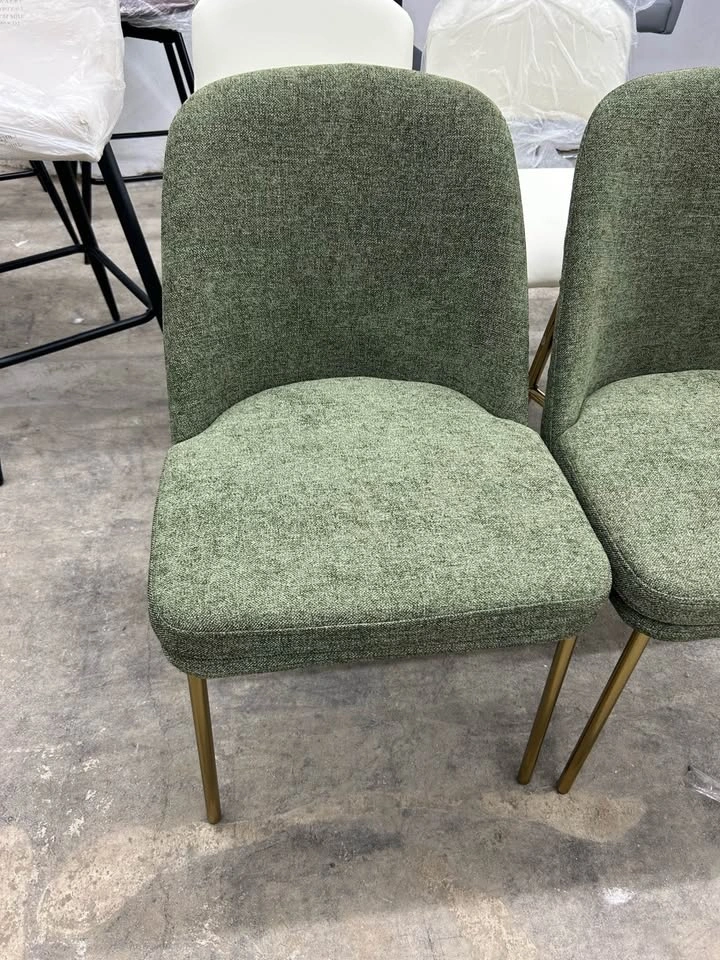 CHITA Modern Dining Chairs Set of 2 – Moss Green - photo 3
