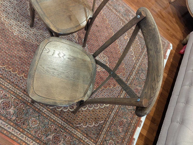 Cross Back French Chairs - photo 4