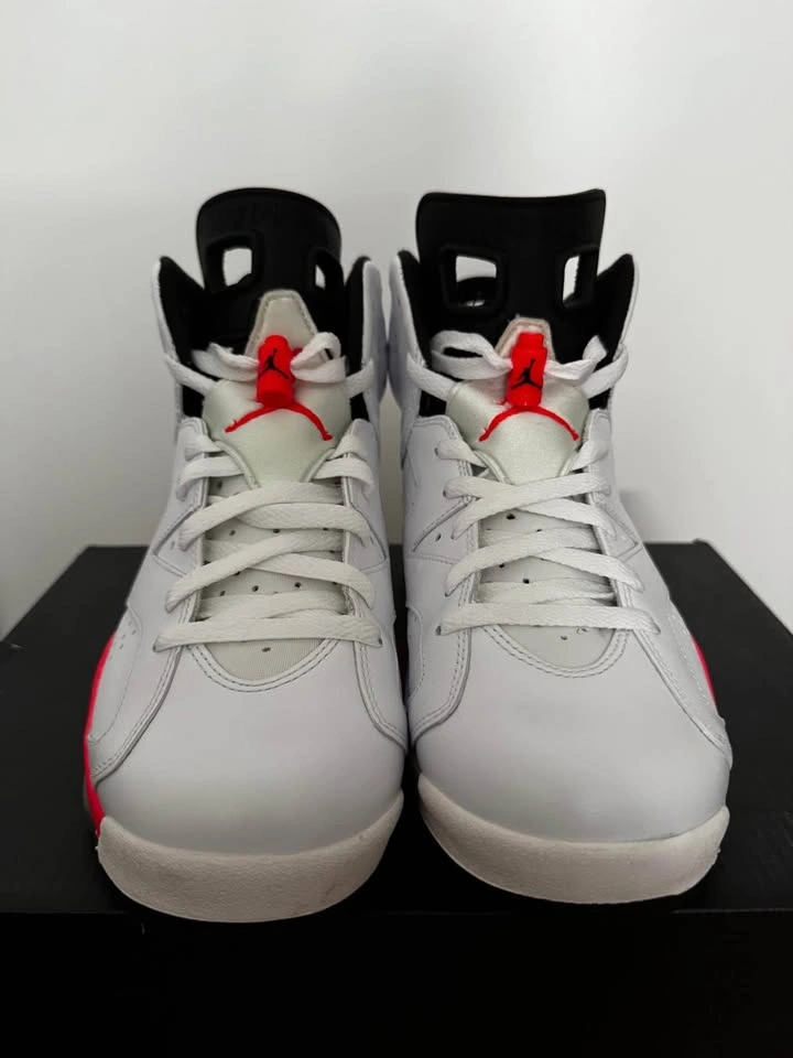 Jordan 6 “Infrared” White 2014 - Size 9 - photo 5