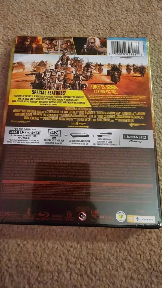 FURIOSA-A MAD MAX SAGA 4K UHD + BLU RAY STEELBOOK SEALED! image indicator(2)