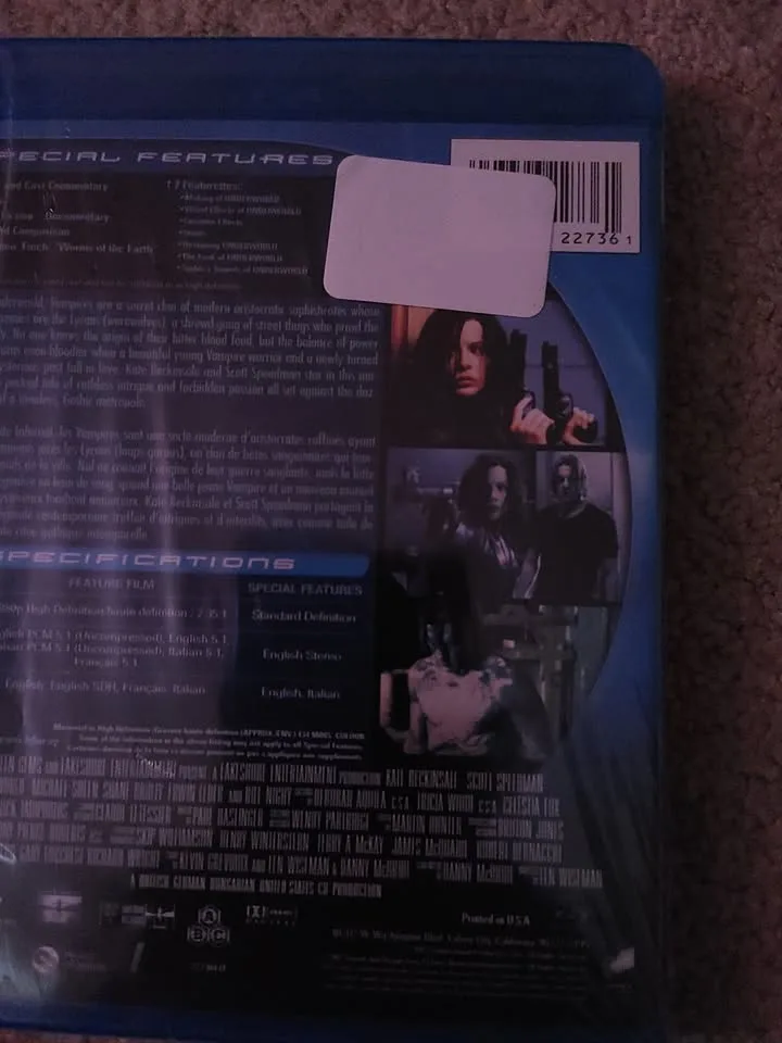 UNDERWORLD UNRATED EDITION BLU RAY-NEW SEALED image indicator(2)