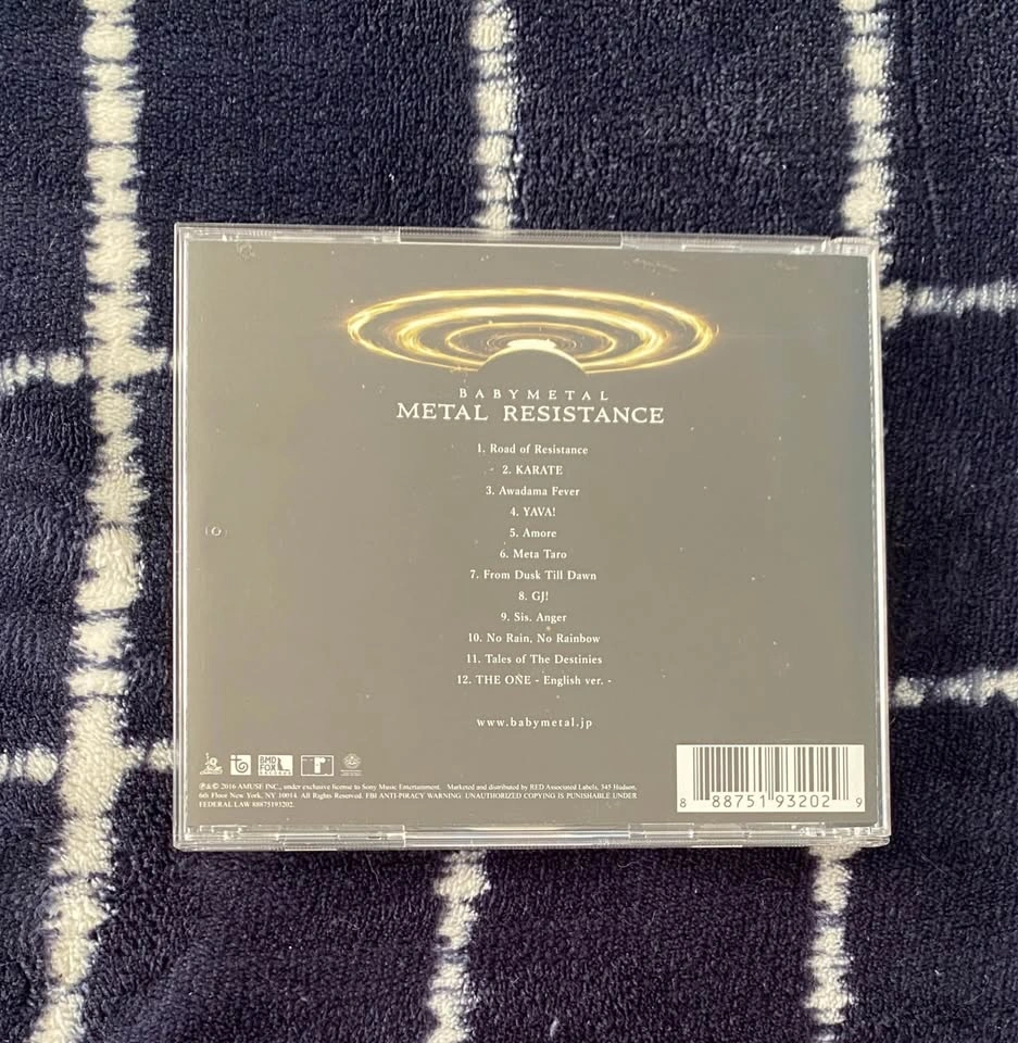 BABYMETAL Metal Resistance CD - photo 3