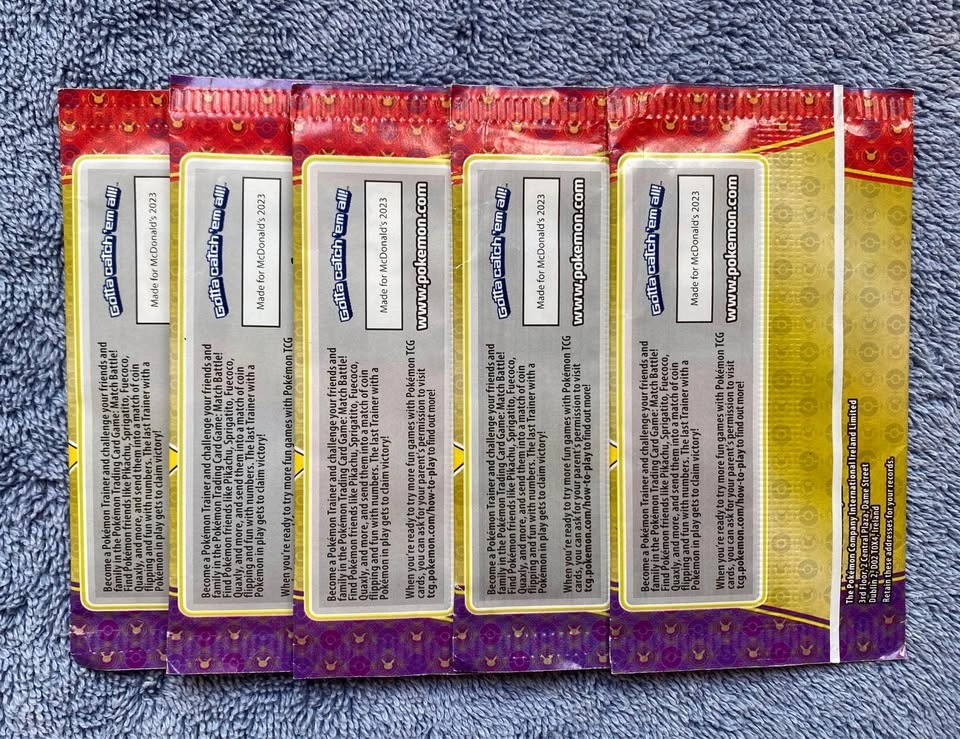 Pokemon Matcha Battle 2023 McDonalds Packs - photo 2