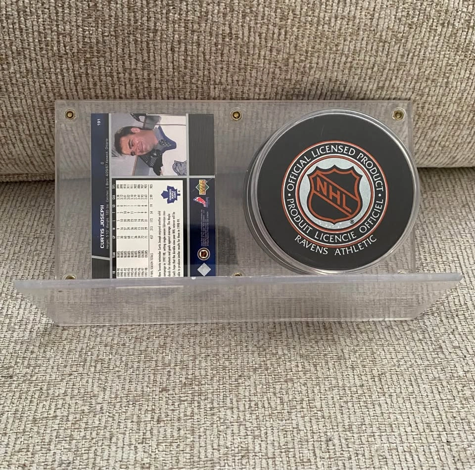 Curtis Joseph (Kujo) Signed Toronto Hockey Puck - photo 2