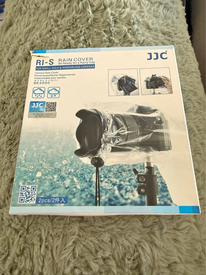 JJC Camera Rain Cover Sleeve for DSLR and Mirrorless, 2-Pack