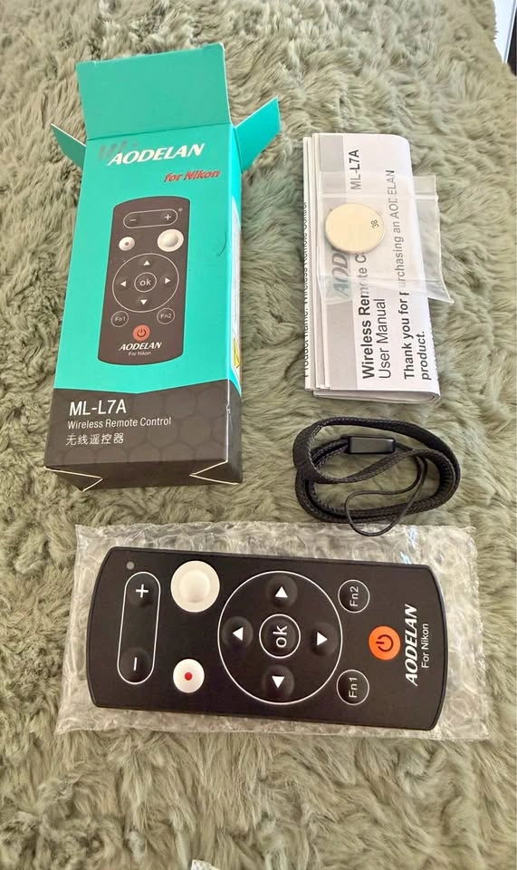 Aodelan ML-L7A Shutter Release Remote Control for Nikon