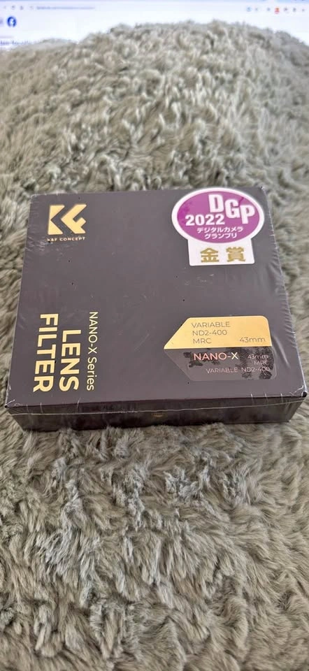 K&F CONCEPT Variable ND Filter ND2-400 43MM Lens Filter