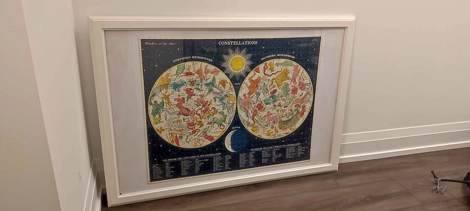 Ikea Frame + Puzzle