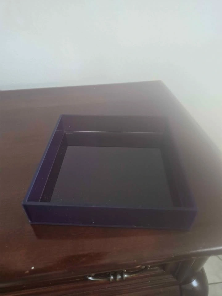 Purple Acrylic Square Tray - photo 2