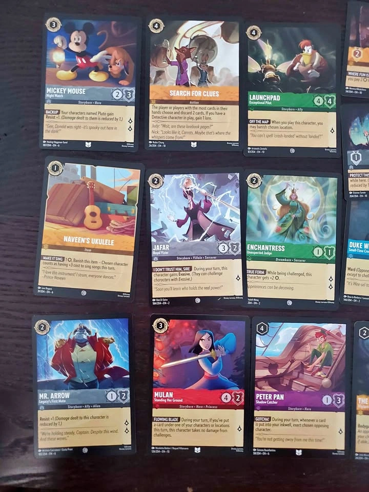 Disney Lorcana Trading Card Game Cards
