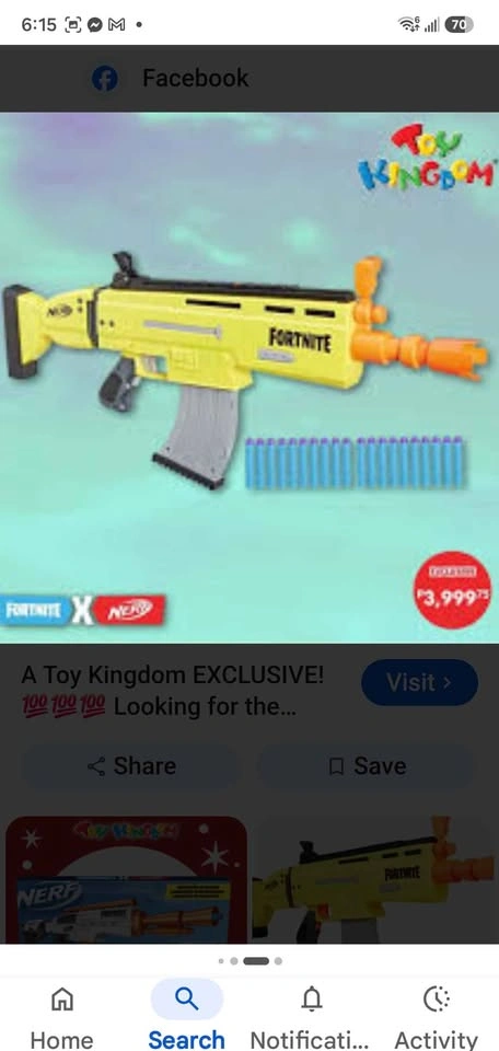 Nerf Fortnite AR-L Elite Dart Blaster - photo 3