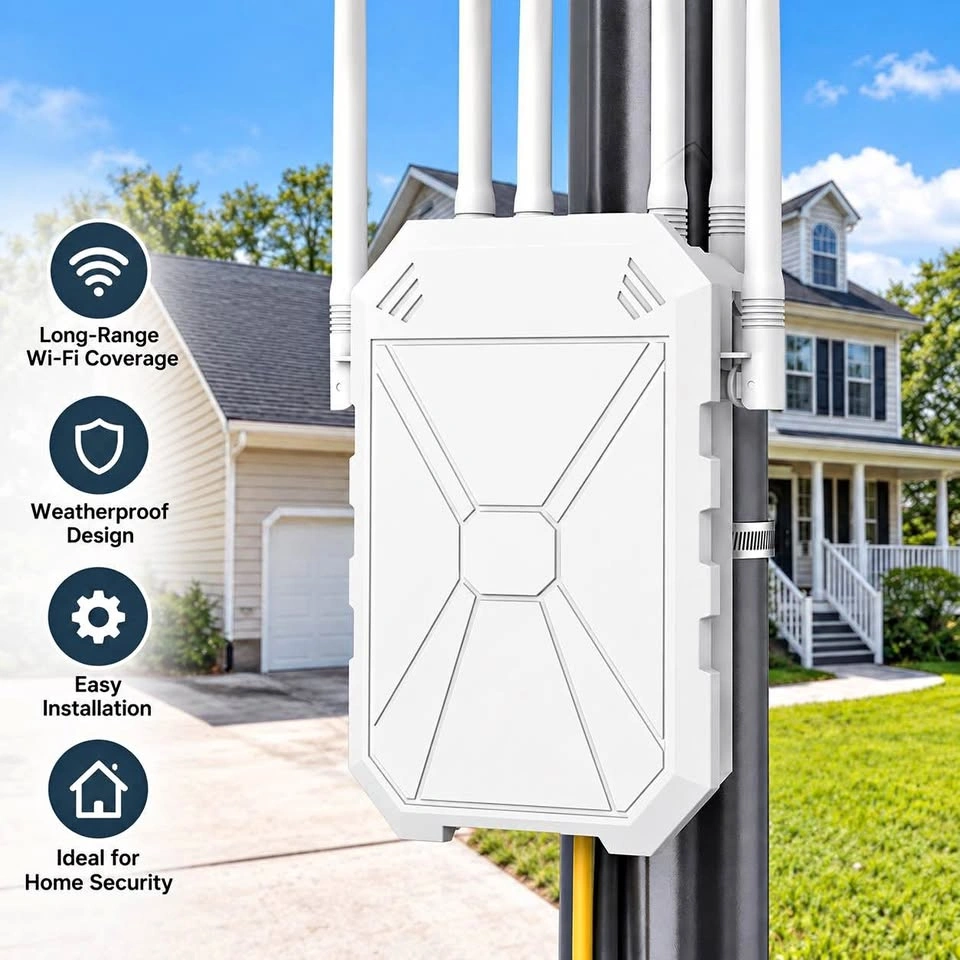 AC1200 Outdoor WiFi Extender – Long Range Dual Band – IP67