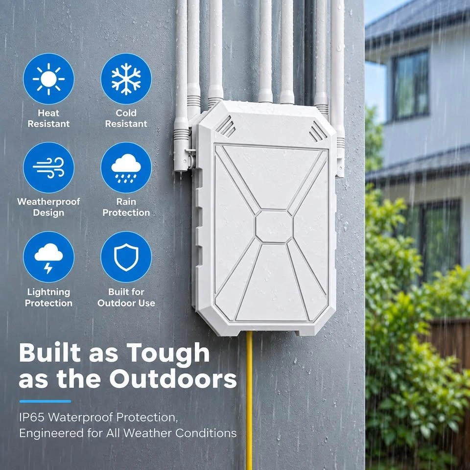 AC1200 Outdoor WiFi Extender – Long Range Dual Band – IP67 - photo 2
