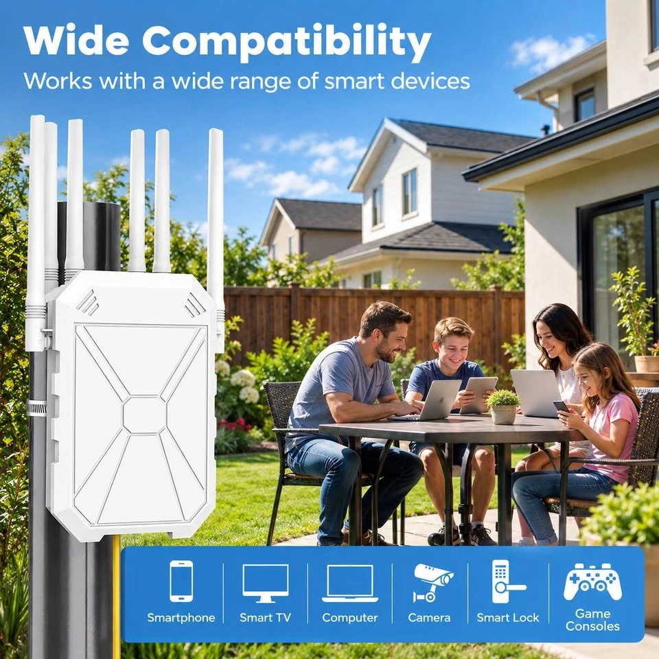 AC1200 Outdoor WiFi Extender – Long Range Dual Band – IP67 - photo 3