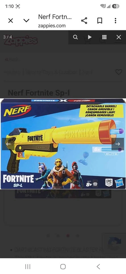 Nerf Fortnite SP-L Blaster - photo 2