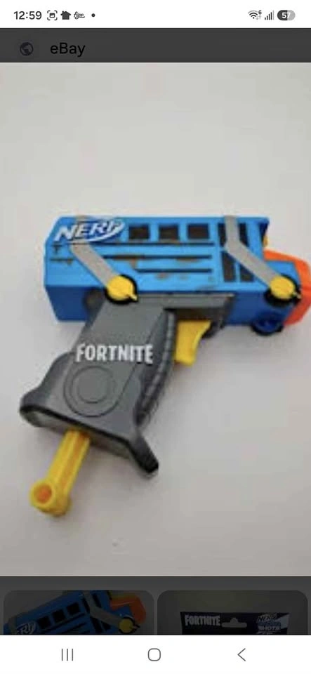 Nerf MicroShots Fortnite Battle Bus Blaster