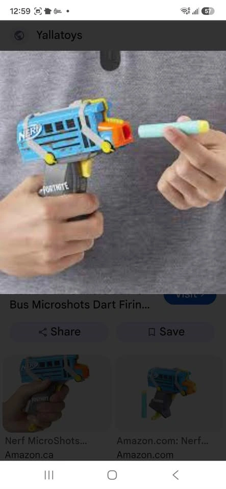 Nerf MicroShots Fortnite Battle Bus Blaster - photo 2