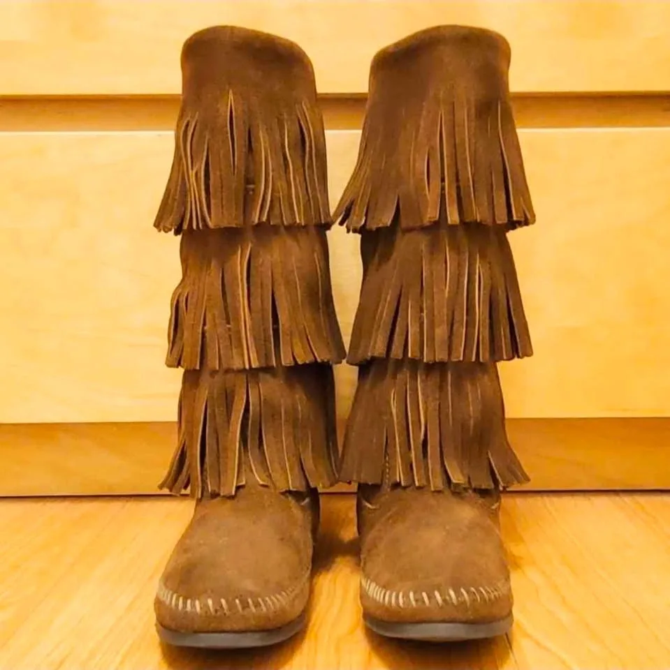 Minnetonka 3-Layer Fringe Boots - G - photo 2