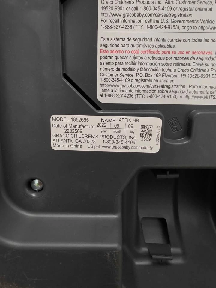 Graco Toddler Carseat - photo 3