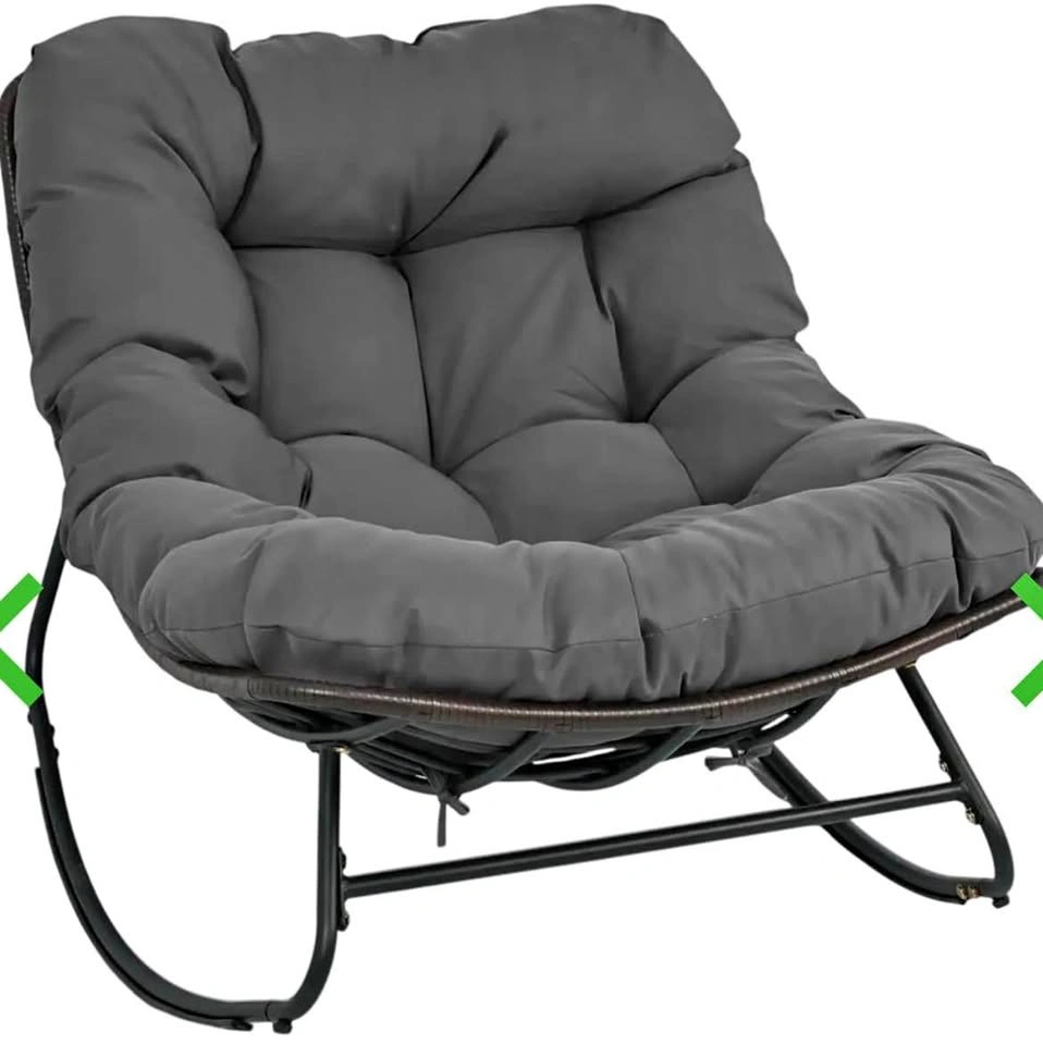 Outdoor Papasan Rocking Chair