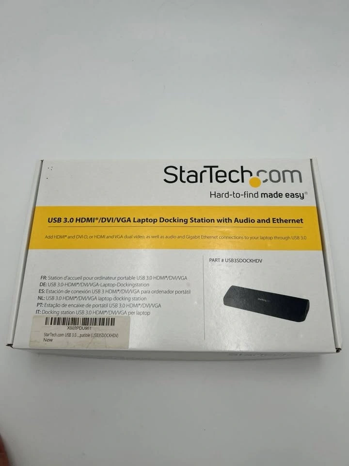 StarTech USB3SDOCKHDV USB 3.0 Dual Monitor Dock HDMI DVI VGA - photo 2
