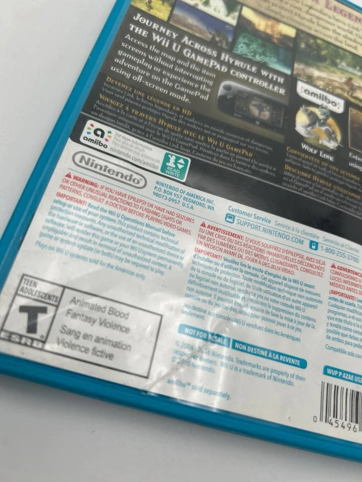 Zelda Twilight Princess HD Nintendo Wii U – Excellent Condition - photo 5