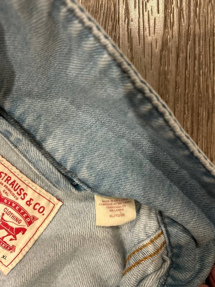 Levi’s Women’s XL Denim Jumpsuit – Light Wash - photo 5