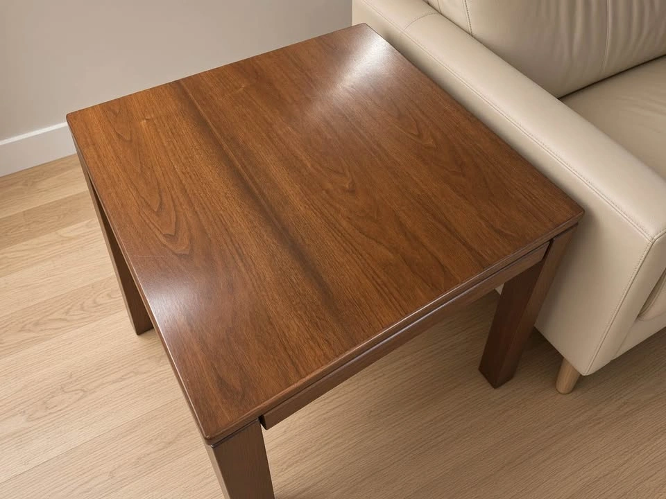 Teak MCM Square Table 29.75” × 24” H | Side, Game or Kids Table - photo 5