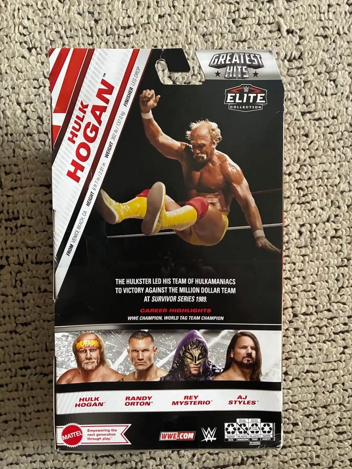 Mattel WWE Elite Collection Greatest Hits Hulk Hogan 2024/2025 - photo 2