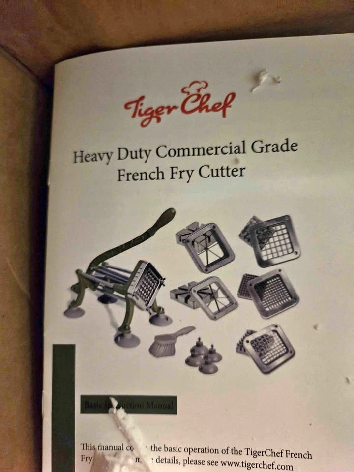Tiger Chef - Heavy Duty Commercial Grade Fry Cutter