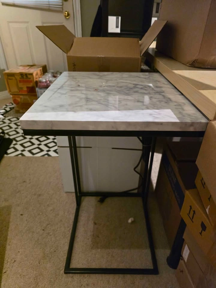 Pair of End Table / Nightstand with charging station - photo 2