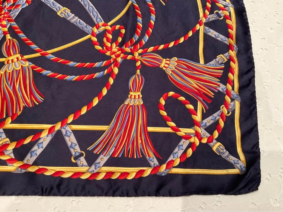 Ladies Scarf Vintage TIE RACK ART OF SILK - photo 4