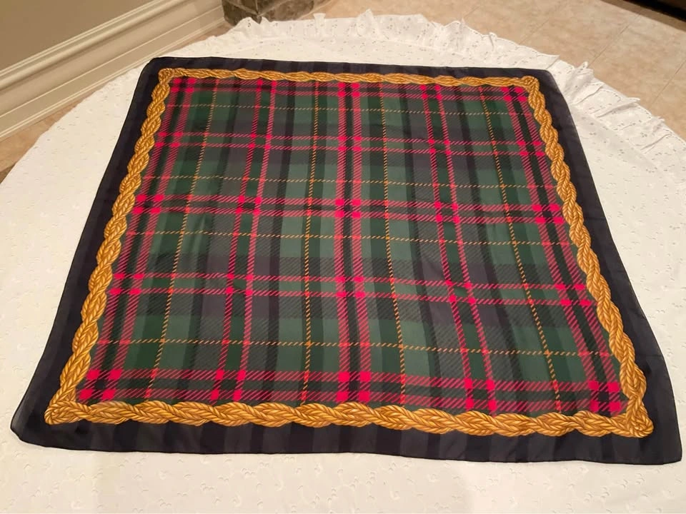 Ladies Scarf Vintage Tie Rack MADE IN ITALY - photo 3