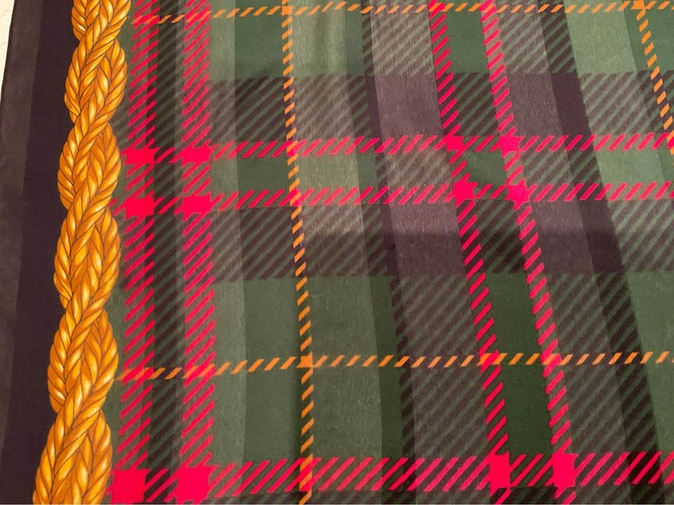 Ladies Scarf Vintage Tie Rack MADE IN ITALY - photo 4