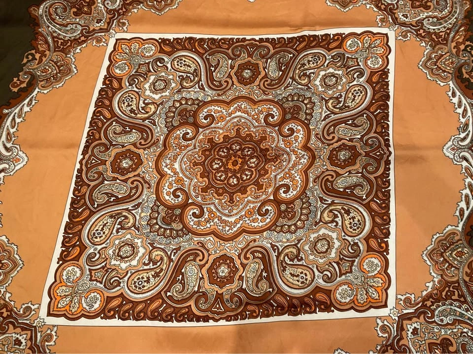 Ladies Scarf Vintage 100% SILK - photo 4
