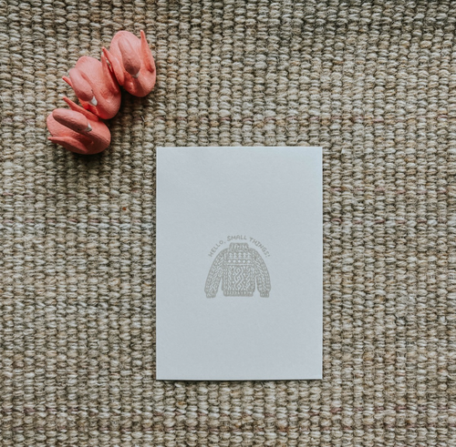 Set of 3 Hand Stamped ACEO Art Cards 2.5x3.5 Miniature Art - photo 3