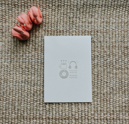 Set of 3 Hand Stamped ACEO Art Cards 2.5x3.5 Miniature Art - photo 5