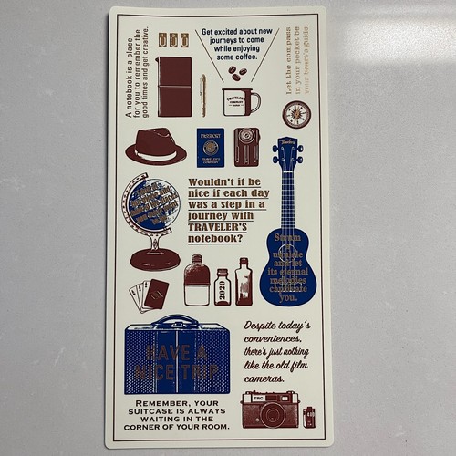 Traveler's Notebook Pencil Board 2020 - Regular Size - Rare