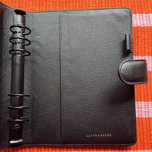 Cloth & Paper A5 Planner - Pebbled Vegan Leather - 6 Ring - photo 3