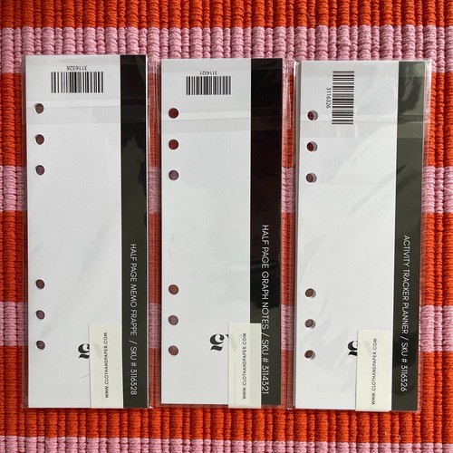 Cloth & Paper A5 Half Page Inserts Graph Memo Dot Grid - photo 3