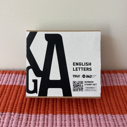 Alphabet Rubber Stamp Set – A-Z Block Letters – Symbols - photo 3