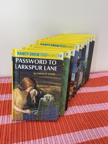 Nancy Drew Lot 1–10 Vintage Hardcover Yellow Spine Books - photo 2