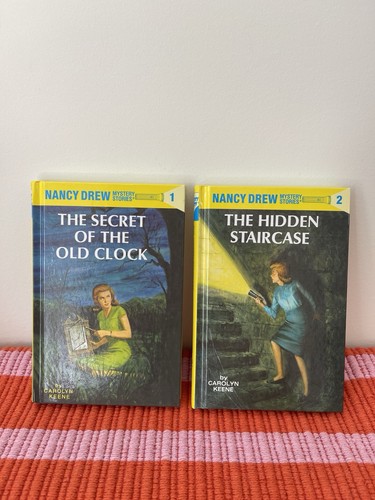 Nancy Drew Lot 1–10 Vintage Hardcover Yellow Spine Books - photo 3