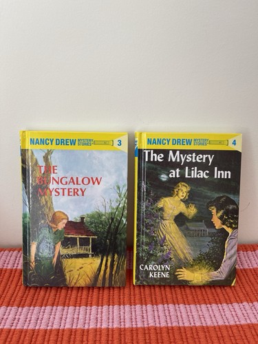 Nancy Drew Lot 1–10 Vintage Hardcover Yellow Spine Books - photo 4