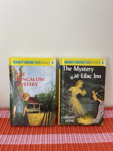 Nancy Drew Lot 1–10 Vintage Hardcover Yellow Spine Books - photo 4