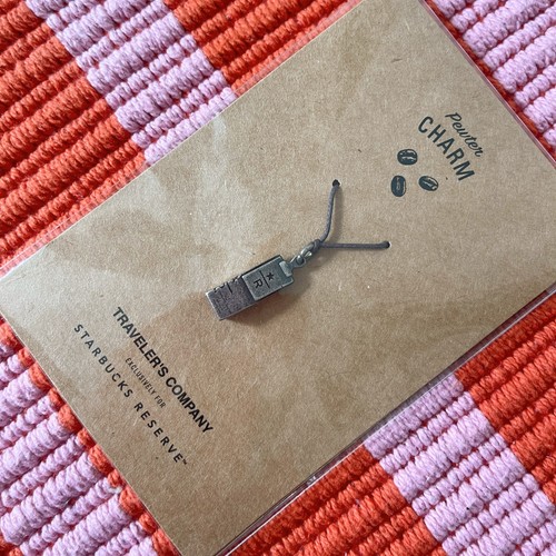 Starbucks × Traveler’s Company Pewter Charm – Coffee Bag