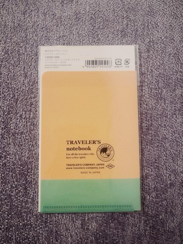2026 Traveler's Company Clear Folder Insert - New Passport Size - photo 2